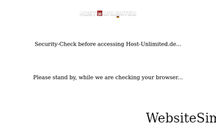 host-unlimited.de Screenshot
