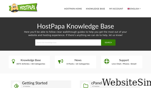hostpapasupport.com Screenshot