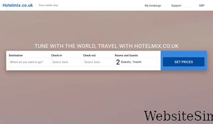 hotelmix.co.uk Screenshot