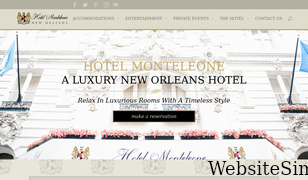 hotelmonteleone.com Screenshot