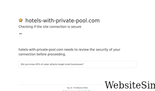 hotels-with-private-pool.com Screenshot