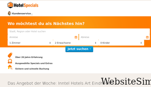 hotelspecials.de Screenshot