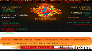 hotsauce.com Screenshot