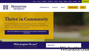 houghton.edu Screenshot