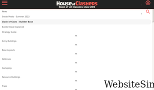 houseofclashers.com Screenshot