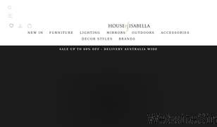 houseofisabella.com.au Screenshot