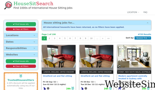 housesitsearch.com Screenshot