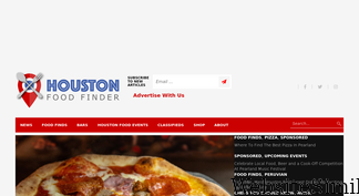 houstonfoodfinder.com Screenshot