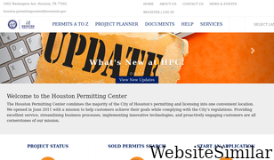 houstonpermittingcenter.org Screenshot