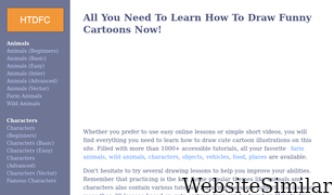 how-to-draw-funny-cartoons.com Screenshot