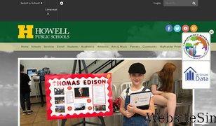 howellschools.com Screenshot