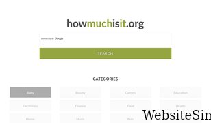 howmuchisit.org Screenshot