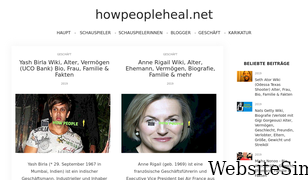 howpeopleheal.net Screenshot