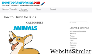 howtodrawforkids.com Screenshot