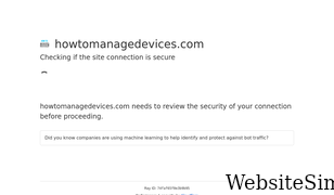 howtomanagedevices.com Screenshot