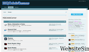 hqcelebcorner.net Screenshot