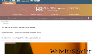 hrmorning.com Screenshot