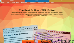 html-online.com Screenshot