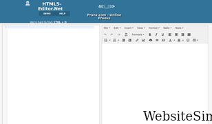 html5-editor.net Screenshot