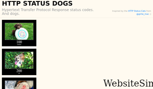 httpstatusdogs.com Screenshot