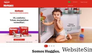 huggies.com.br Screenshot