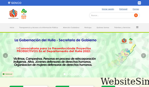 huila.gov.co Screenshot