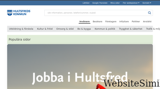 hultsfred.se Screenshot