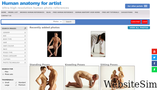human-anatomy-for-artist.com Screenshot