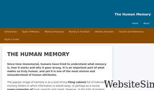human-memory.net Screenshot