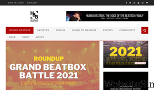 humanbeatbox.com Screenshot