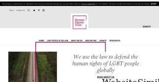 humandignitytrust.org Screenshot