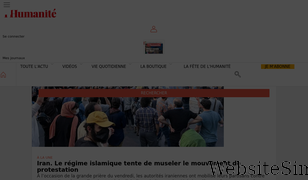 humanite.fr Screenshot