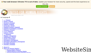 humanrights.com Screenshot