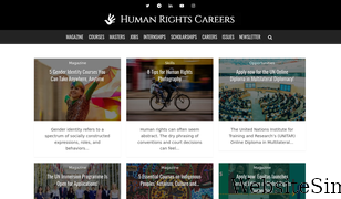 humanrightscareers.com Screenshot