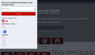 hunter.com Screenshot