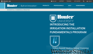 hunterindustries.com Screenshot