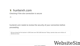 hunterxh.com Screenshot