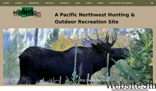 hunting-washington.com Screenshot