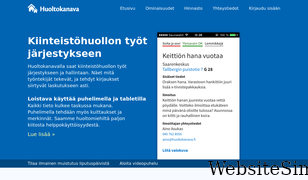 huoltokanava.fi Screenshot