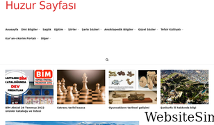 huzursayfasi.com Screenshot