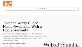 hwahomewarranty.com Screenshot