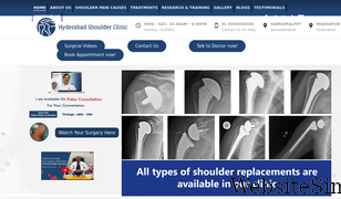 hyderabadshoulderclinic.com Screenshot