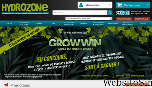 hydrozone.fr Screenshot