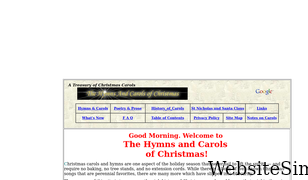 hymnsandcarolsofchristmas.com Screenshot