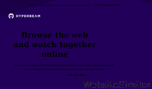 hyperbeam.com Screenshot