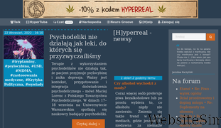 hyperreal.info Screenshot