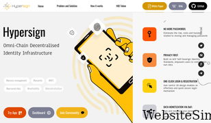 hypersign.id Screenshot