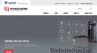 hypertherm.com Screenshot