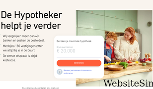 hypotheker.nl Screenshot