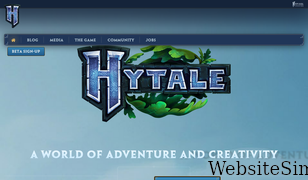 hytale.com Screenshot